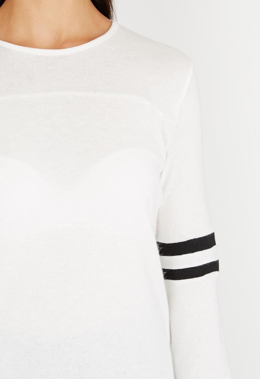 c(inch) - Colour Block Tunic Black and White