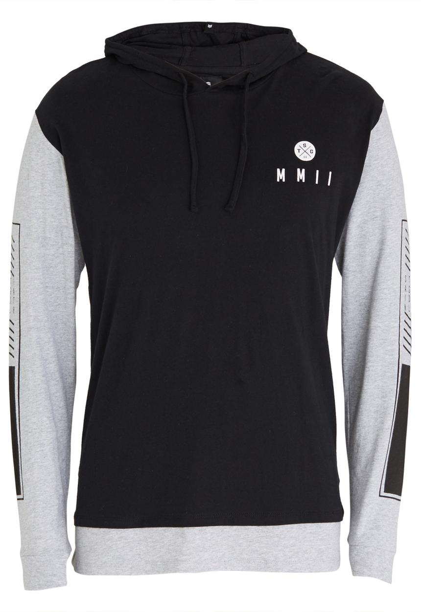 St Goliath - Ricochet Hooded Long Sleeve Black
