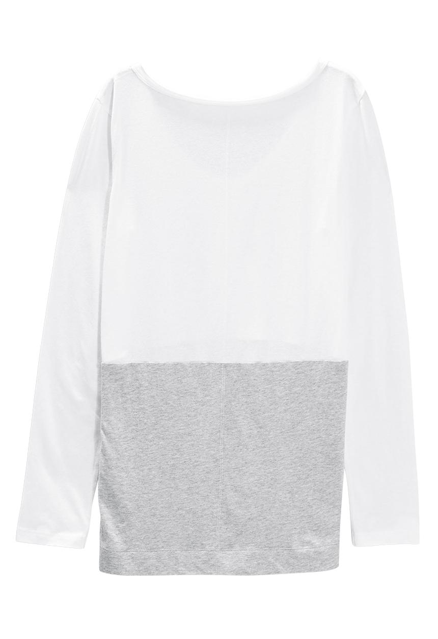 Next - V-Neck Modal Blend Long Sleeve Top White