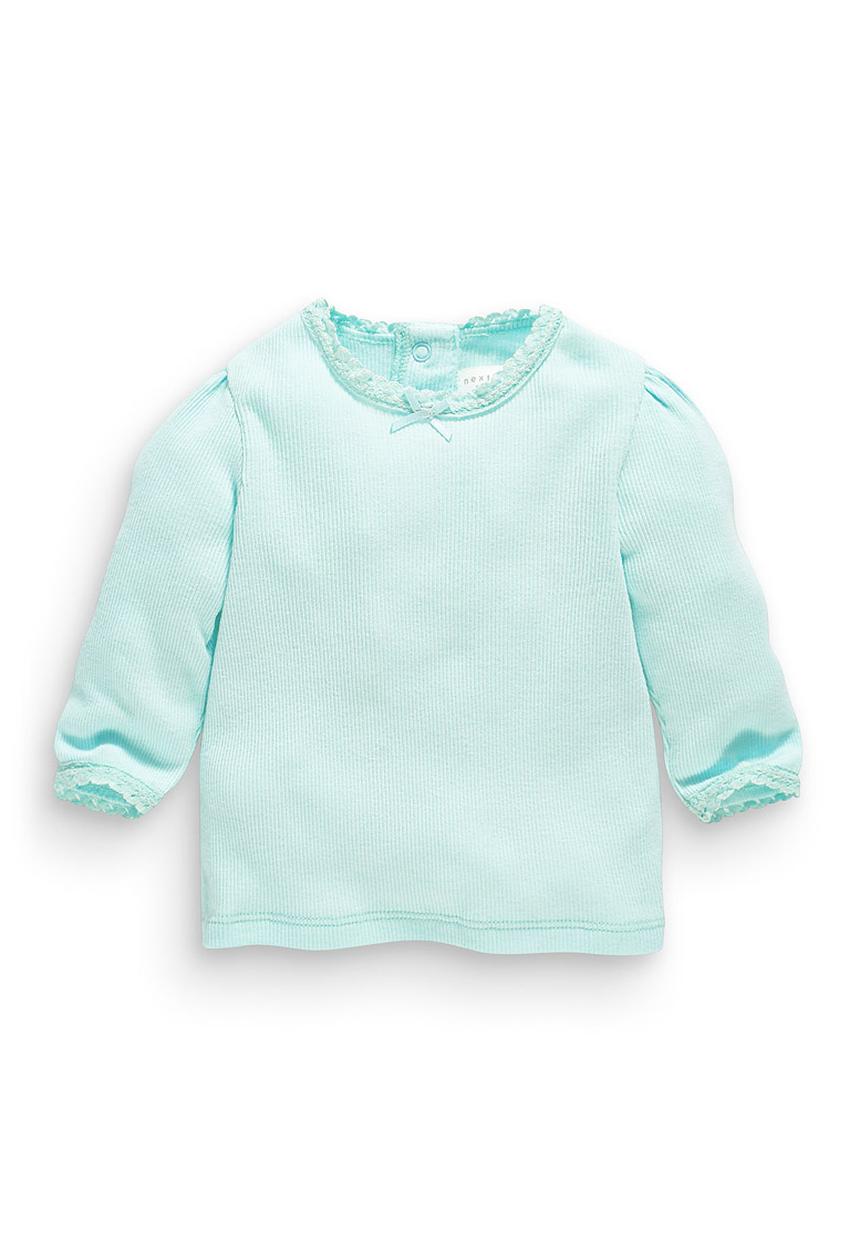 Next - Ribbed T-shirt Turquoise