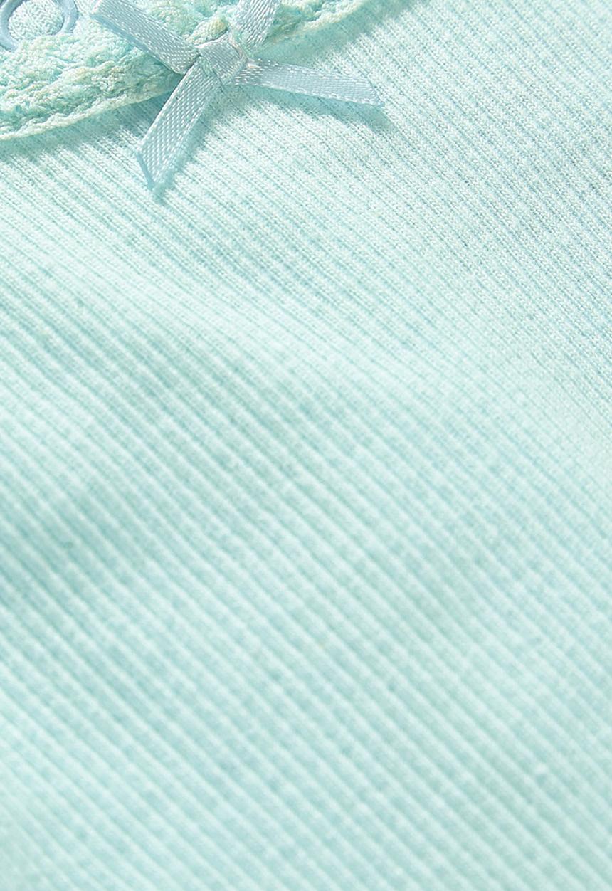 Next - Ribbed T-shirt Turquoise