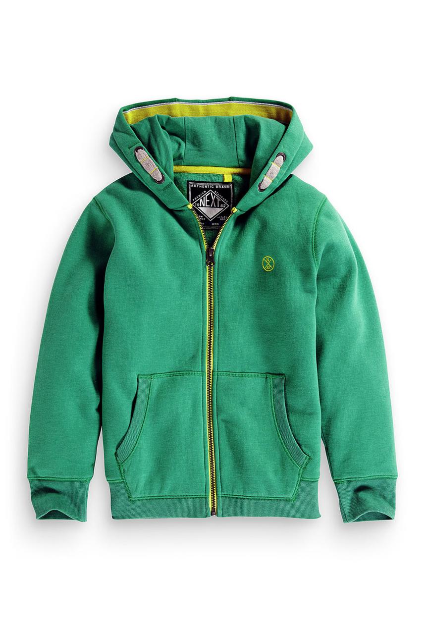 Next - Zip-through Hoodie Green