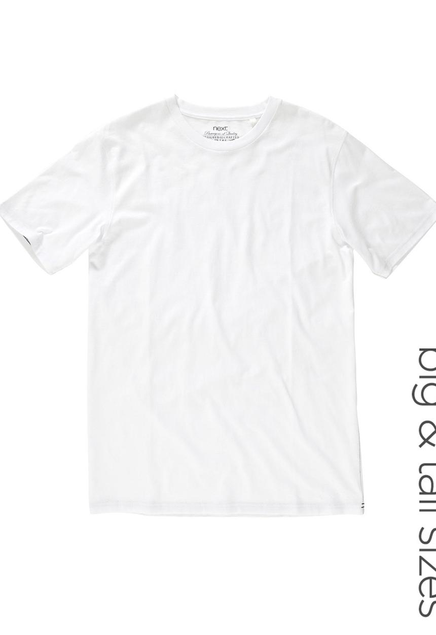 Next - Crew neck tee White