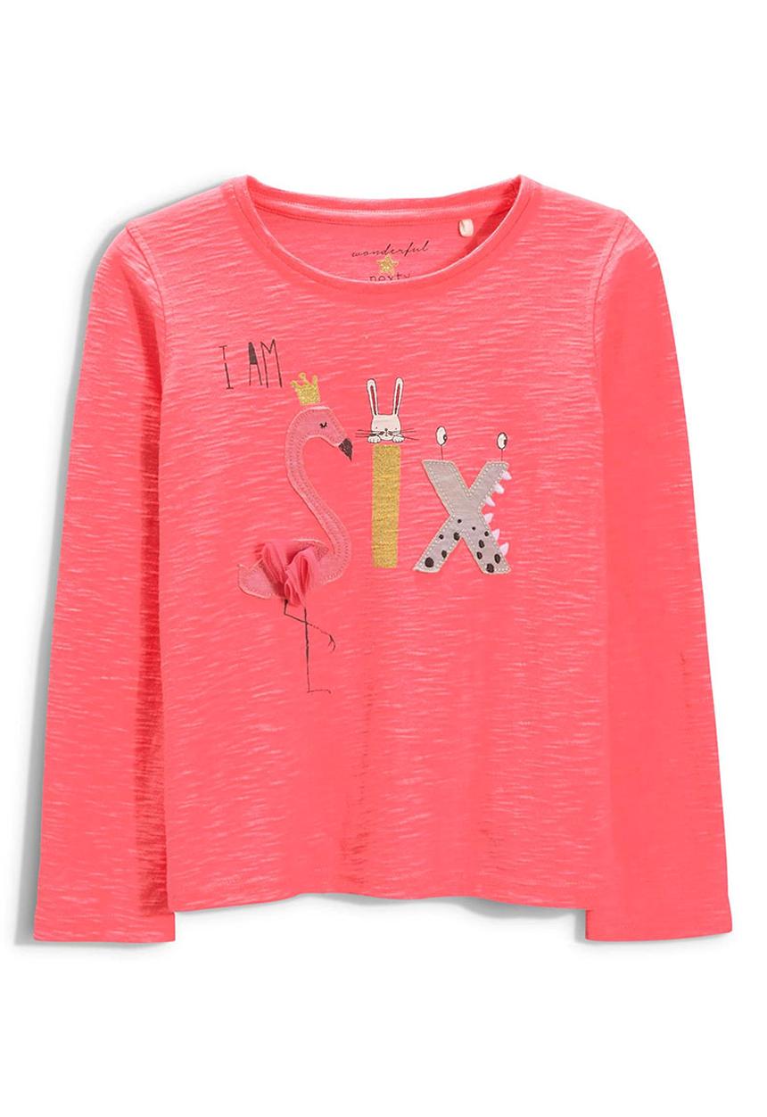 Next - I Am Six T-shirt Mid Pink