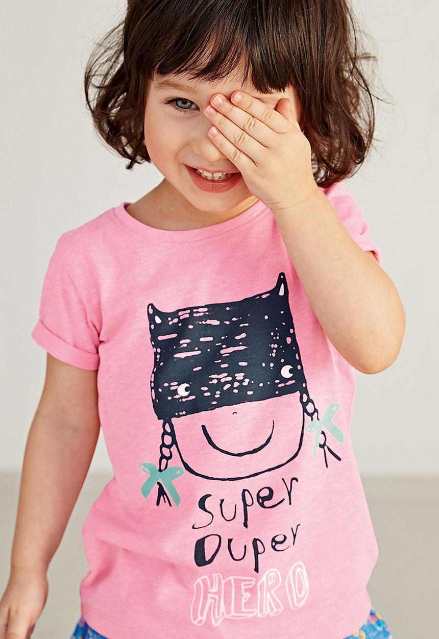 Next - Pink girl t-shirt Mid Pink