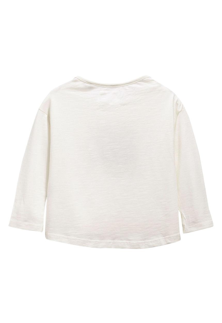 Next - Ecru Winter Scene T-Shirt Milk