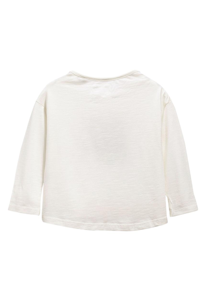 Next - Ecru Winter Scene T-Shirt Milk