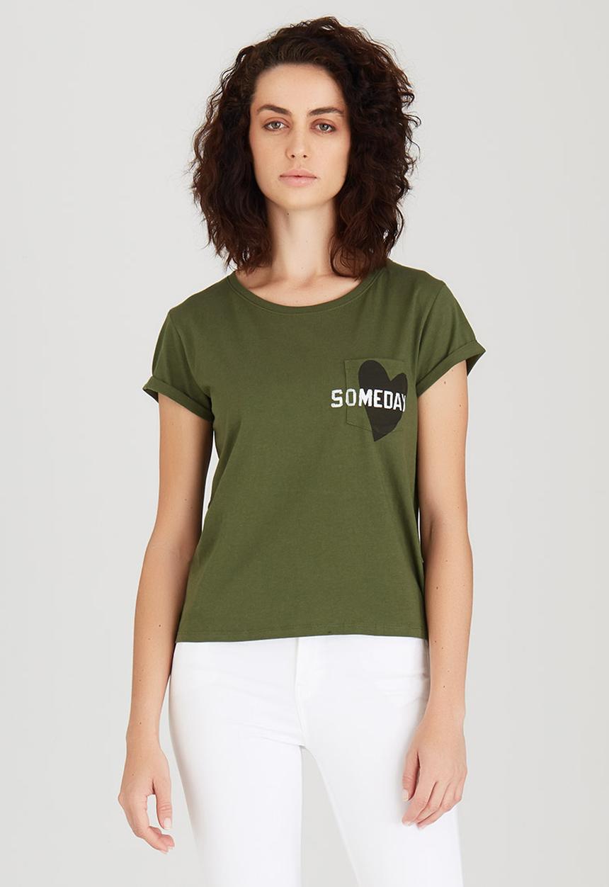 Levi’s® - Marina Someday Tee Khaki Green