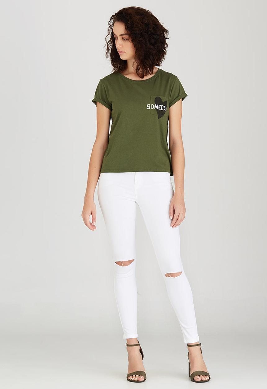 Levi’s® - Marina Someday Tee Khaki Green