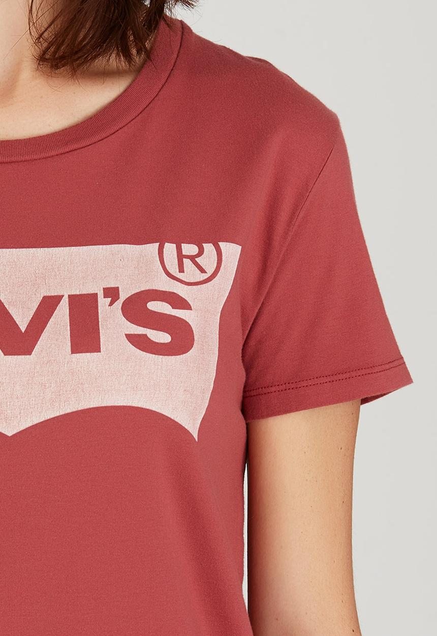Levi’s® - Perfect Logo Tee Dark Red