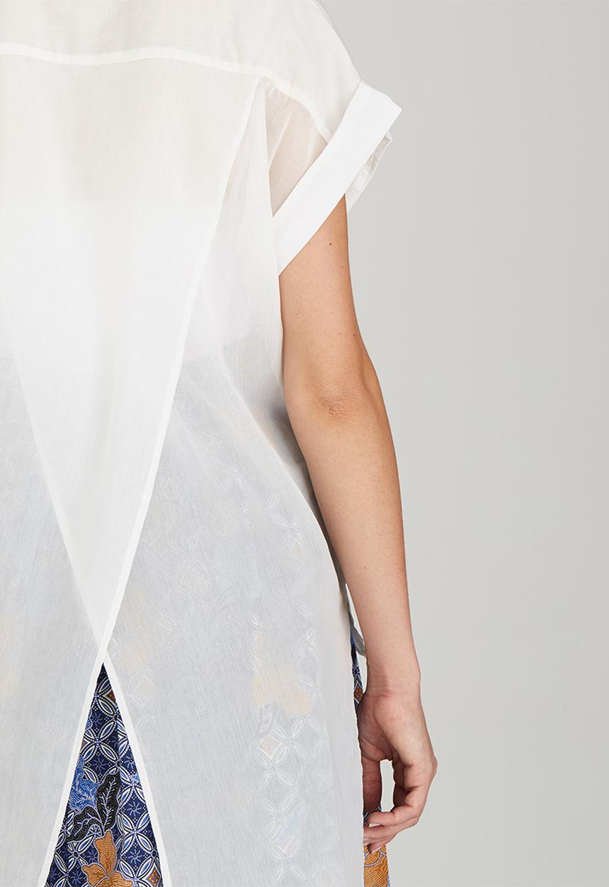 Pengelly - Button-through Shirt White