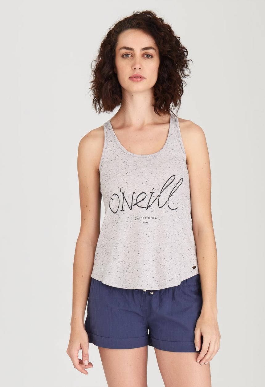O'Neill - Lettering Branded Tank Top Pale Grey