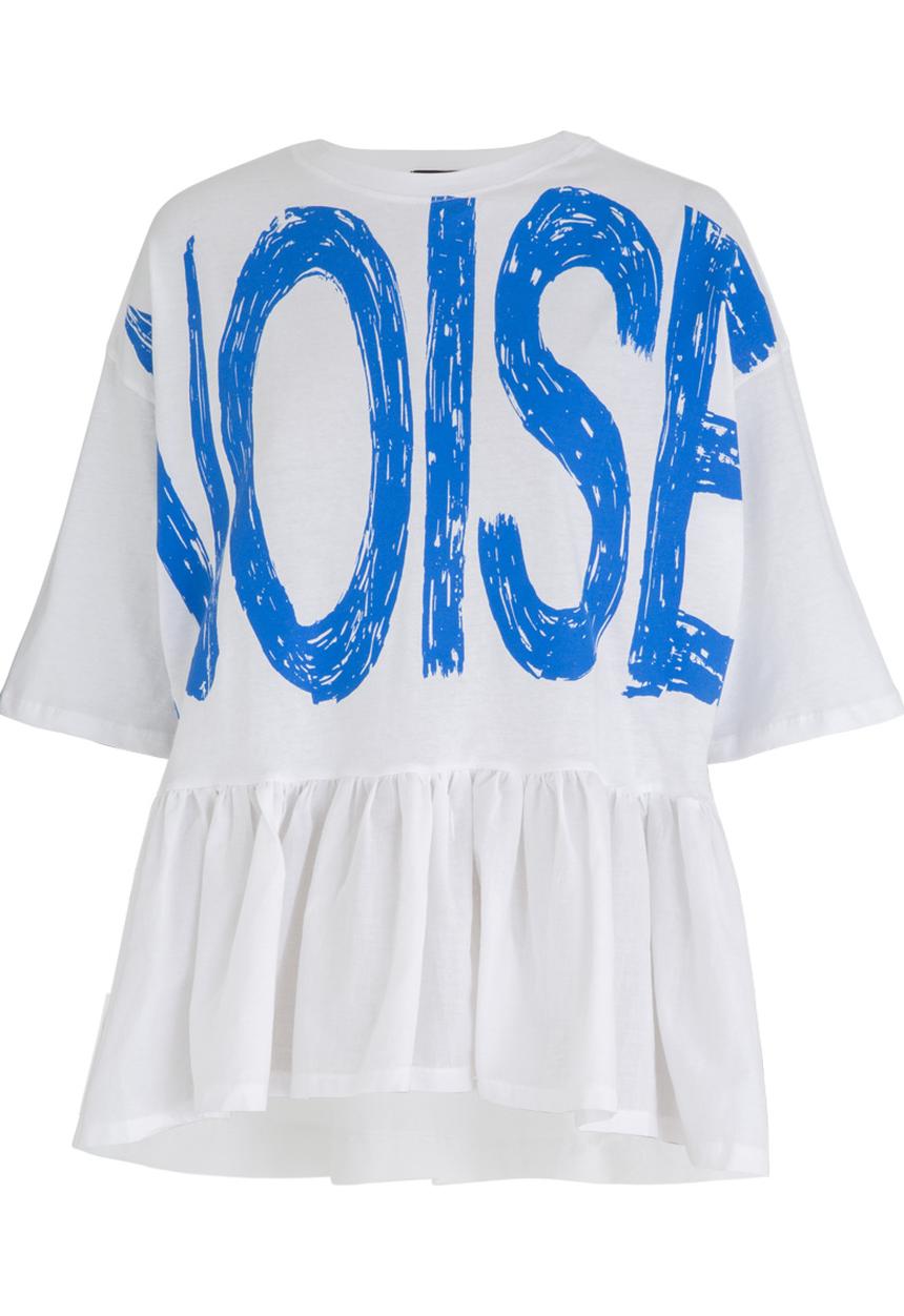 STYLE REPUBLIC - Oversized T-shirt Blue and White