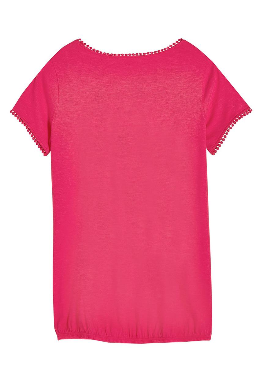 Next - Bubble-hem T-shirt Mid Pink Mid Pink