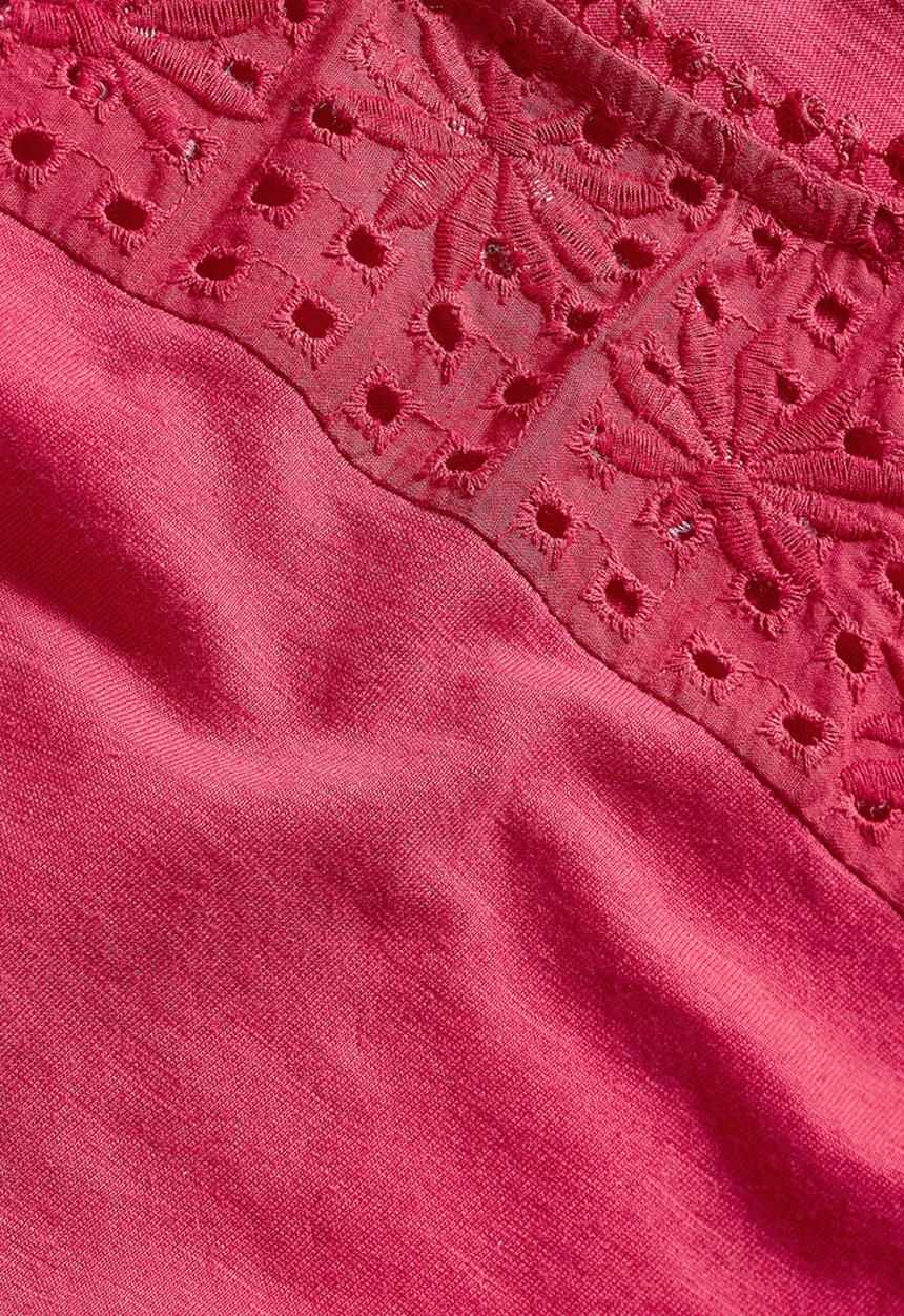 Next - Bubble-hem T-shirt Mid Pink Mid Pink