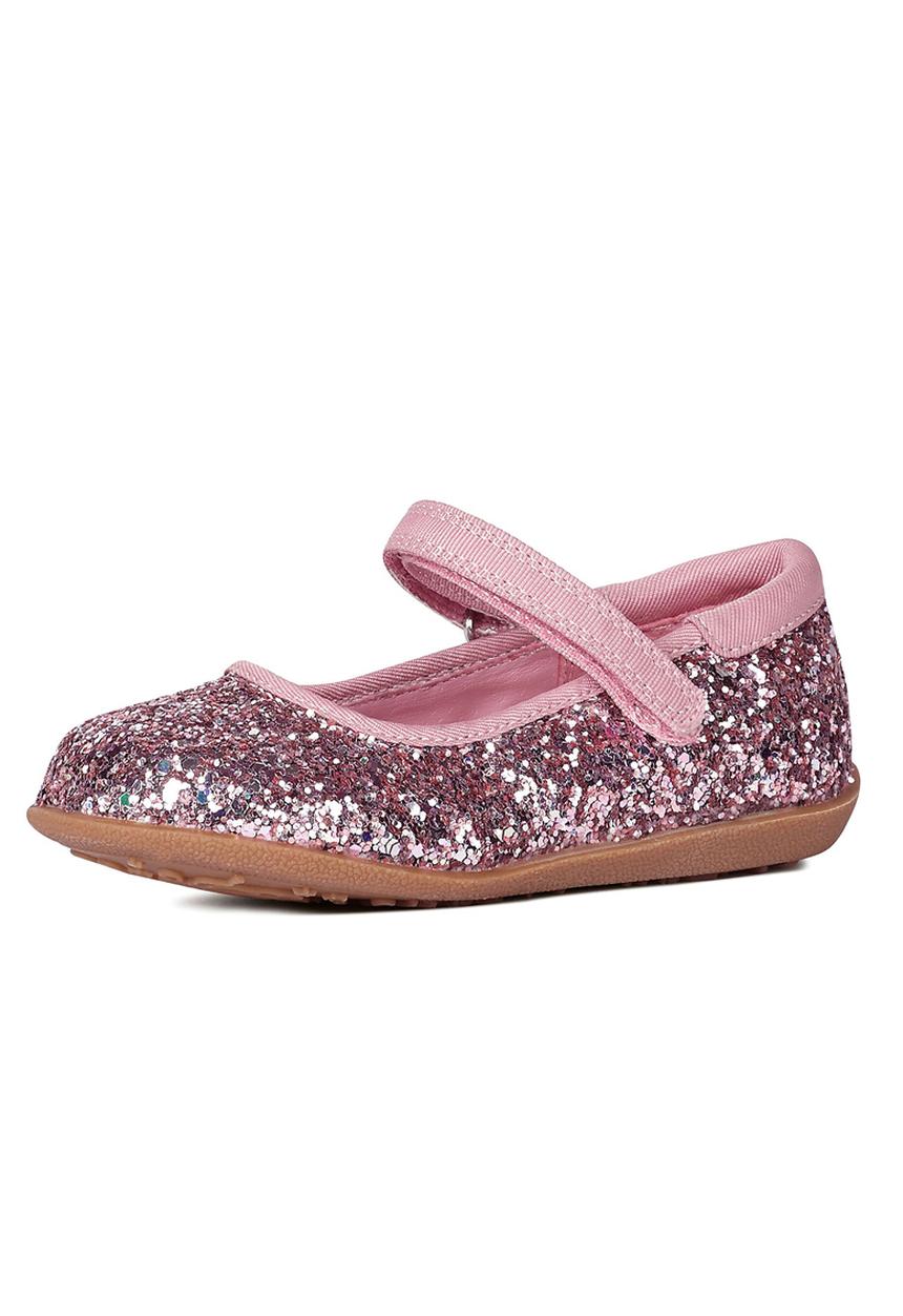 Next - Glitter Pumps Mid Pink Mid Pink