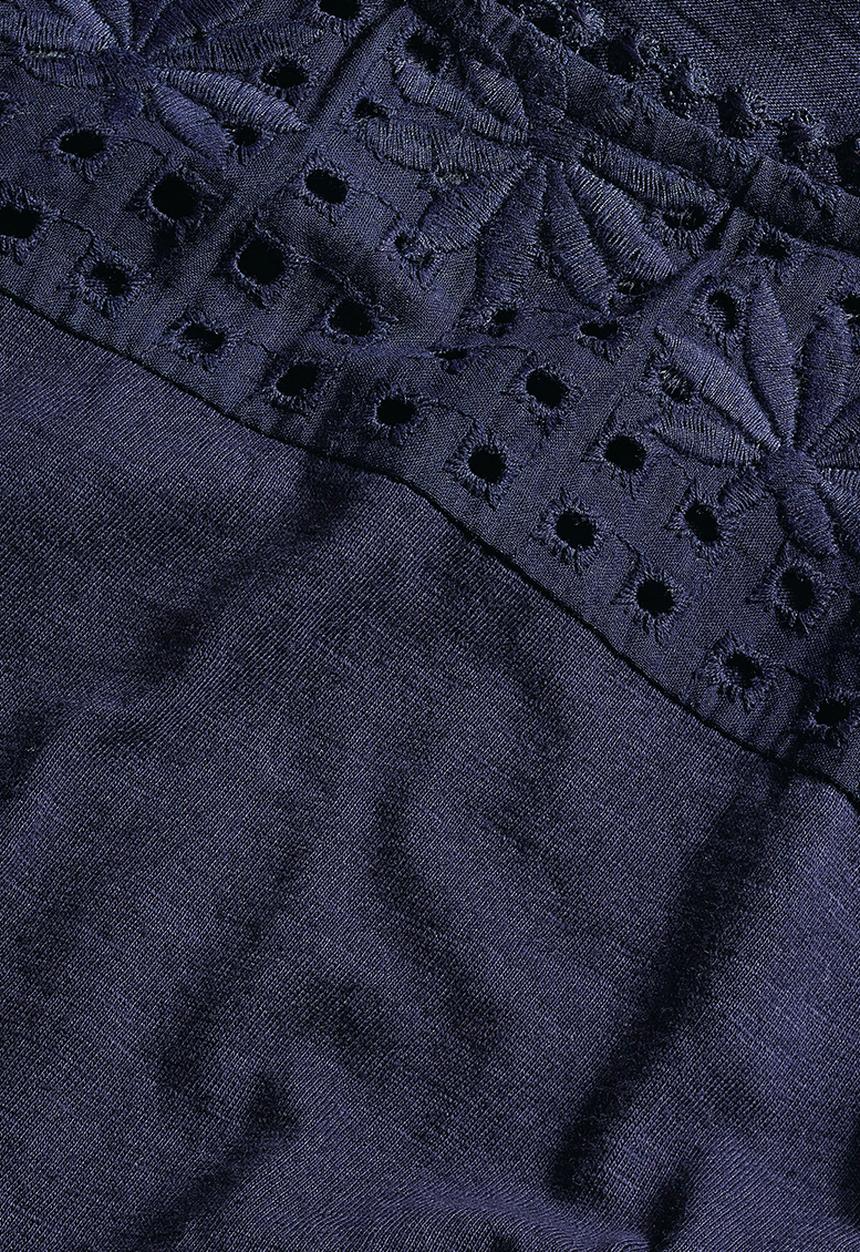 Next - Bubble-hem T-shirt Navy