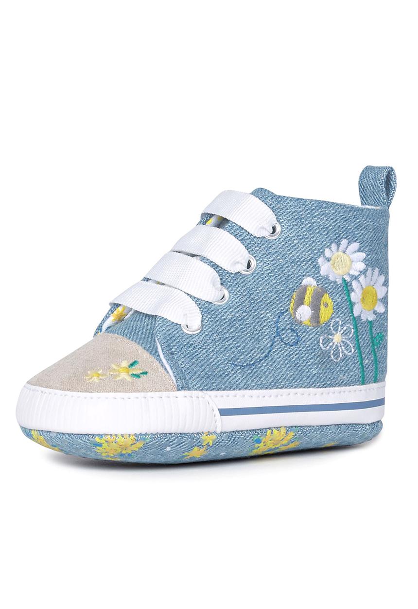 Next - High-top Pram Shoes Pale Blue Pale Blue