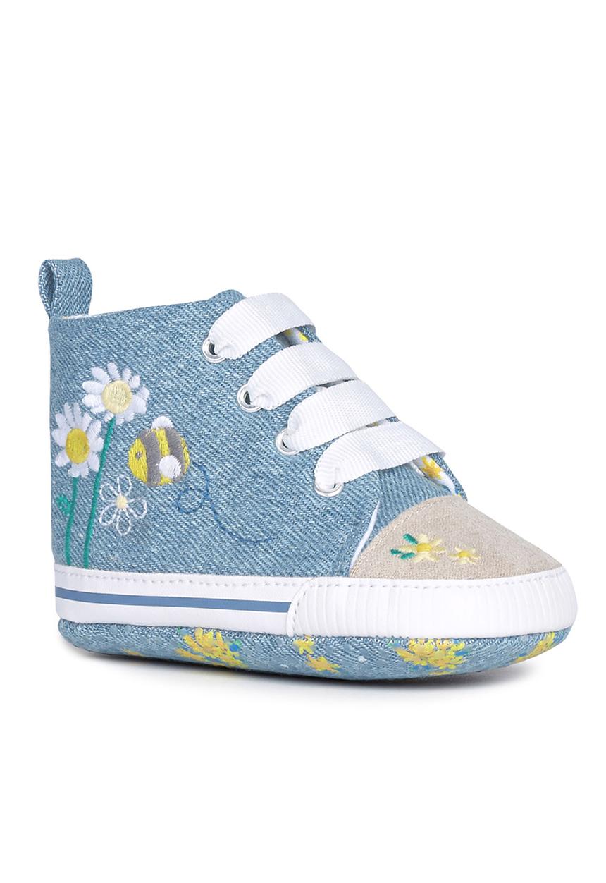 Next - High-top Pram Shoes Pale Blue Pale Blue