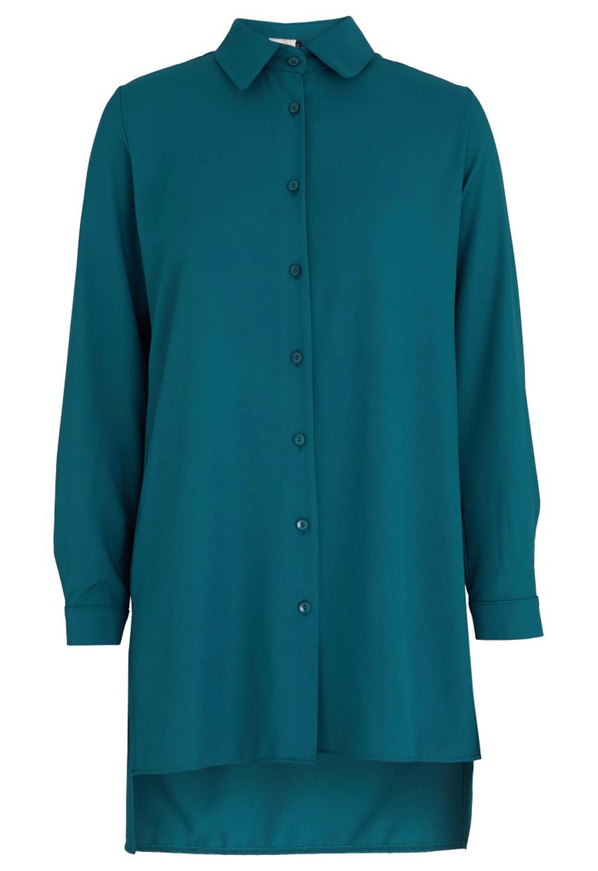 edit - Longer Length Shirt Turquoise