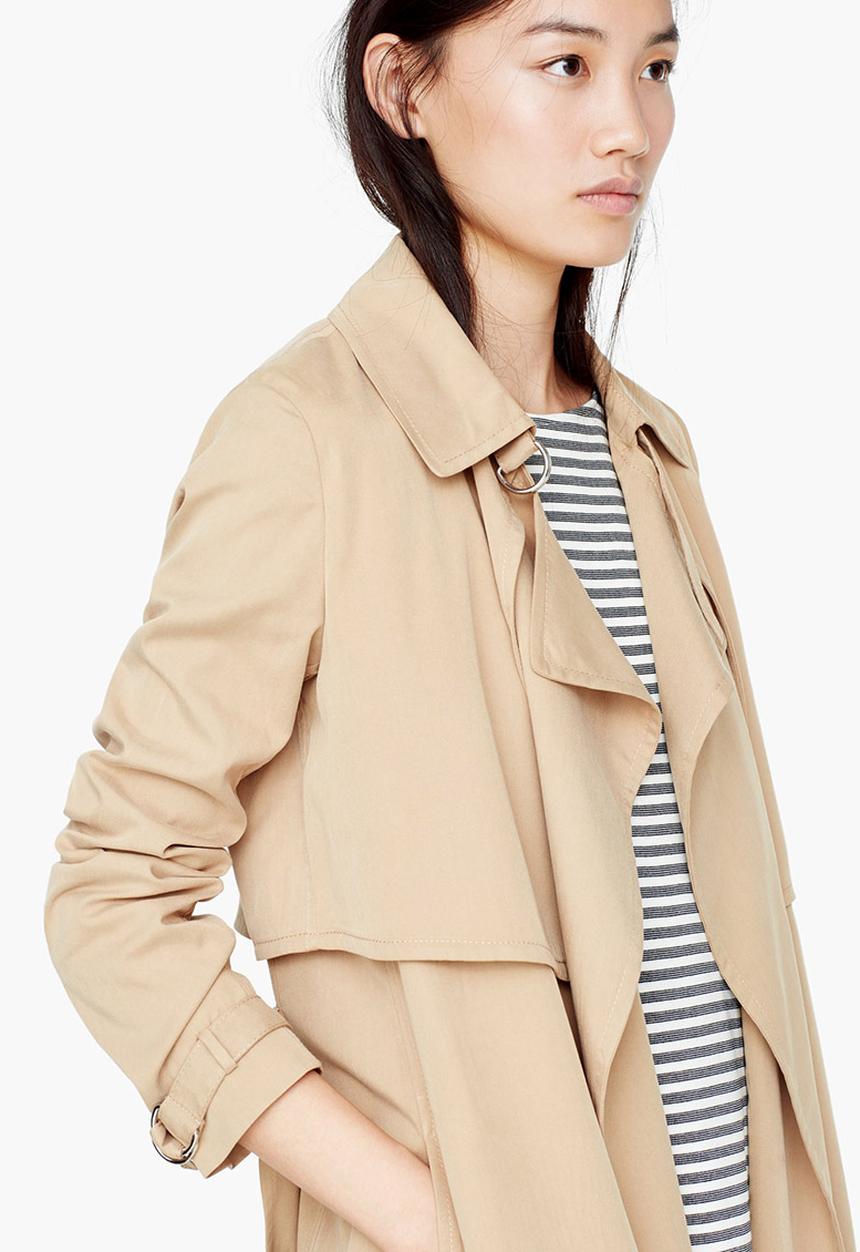 MANGO - Trench Coat Stone/Beige