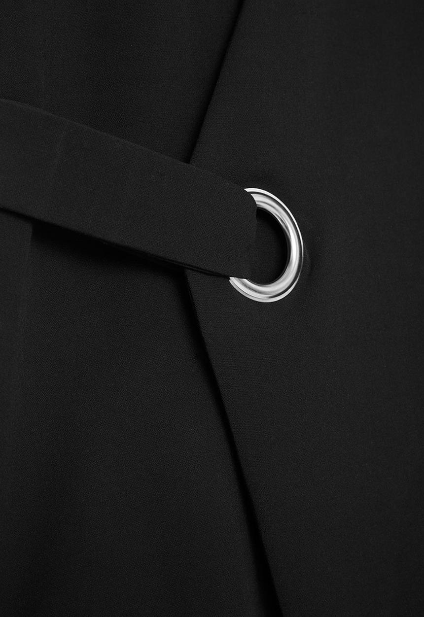 MANGO - Buckle Detail Top Black