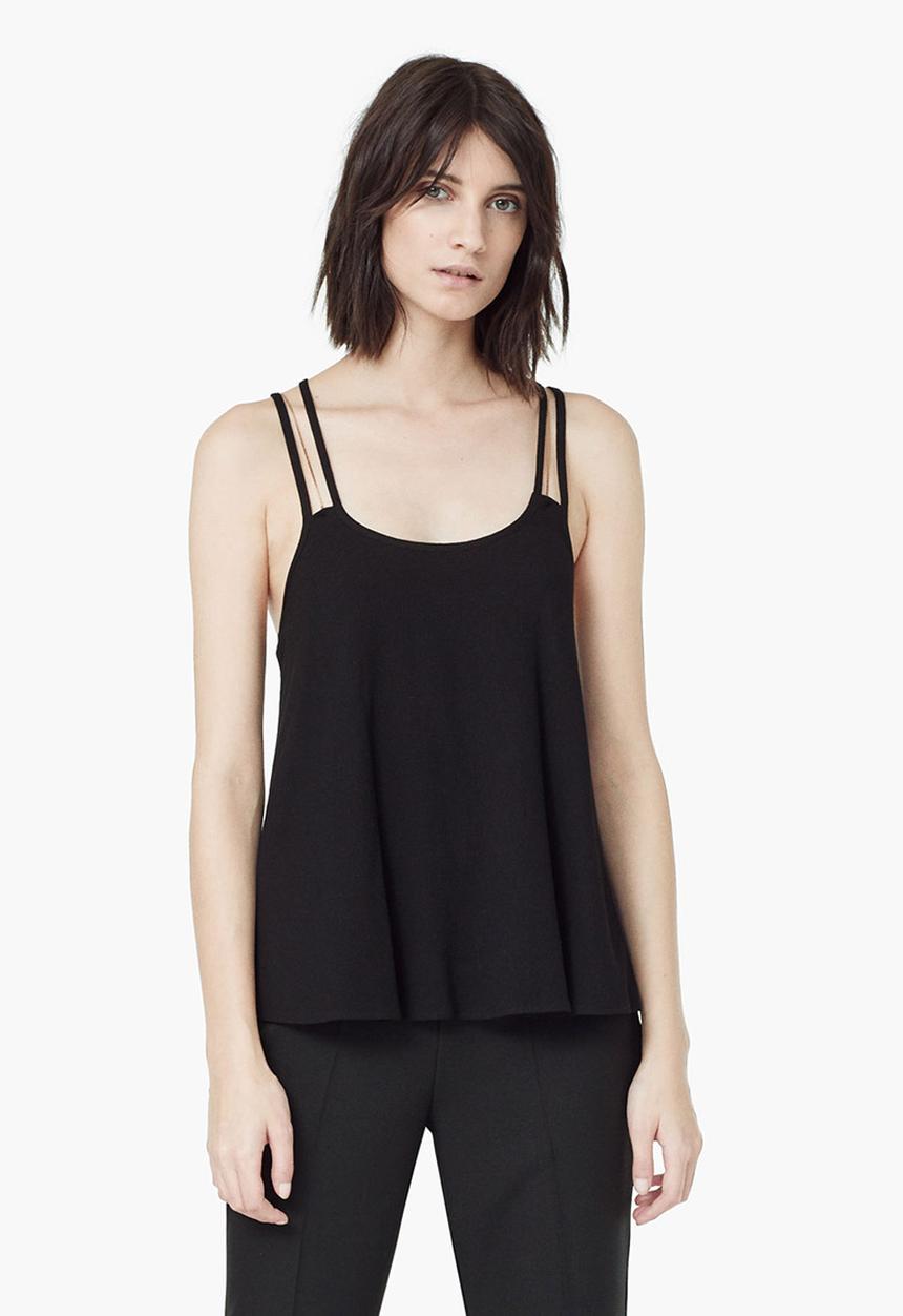 MANGO - Chain Detail Cami Black