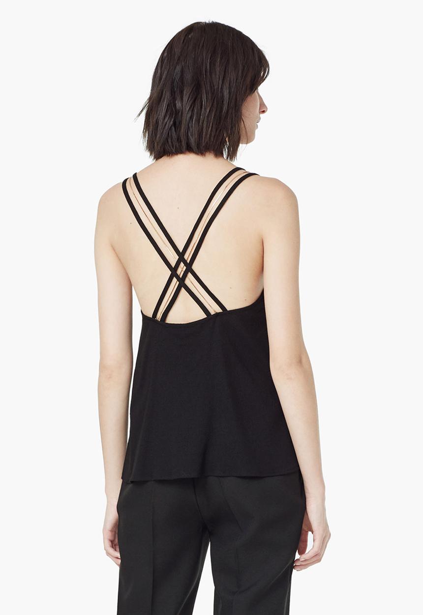 MANGO - Chain Detail Cami Black