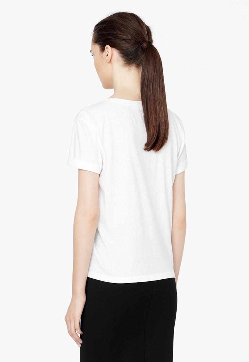 MANGO - Logo T-shirt White
