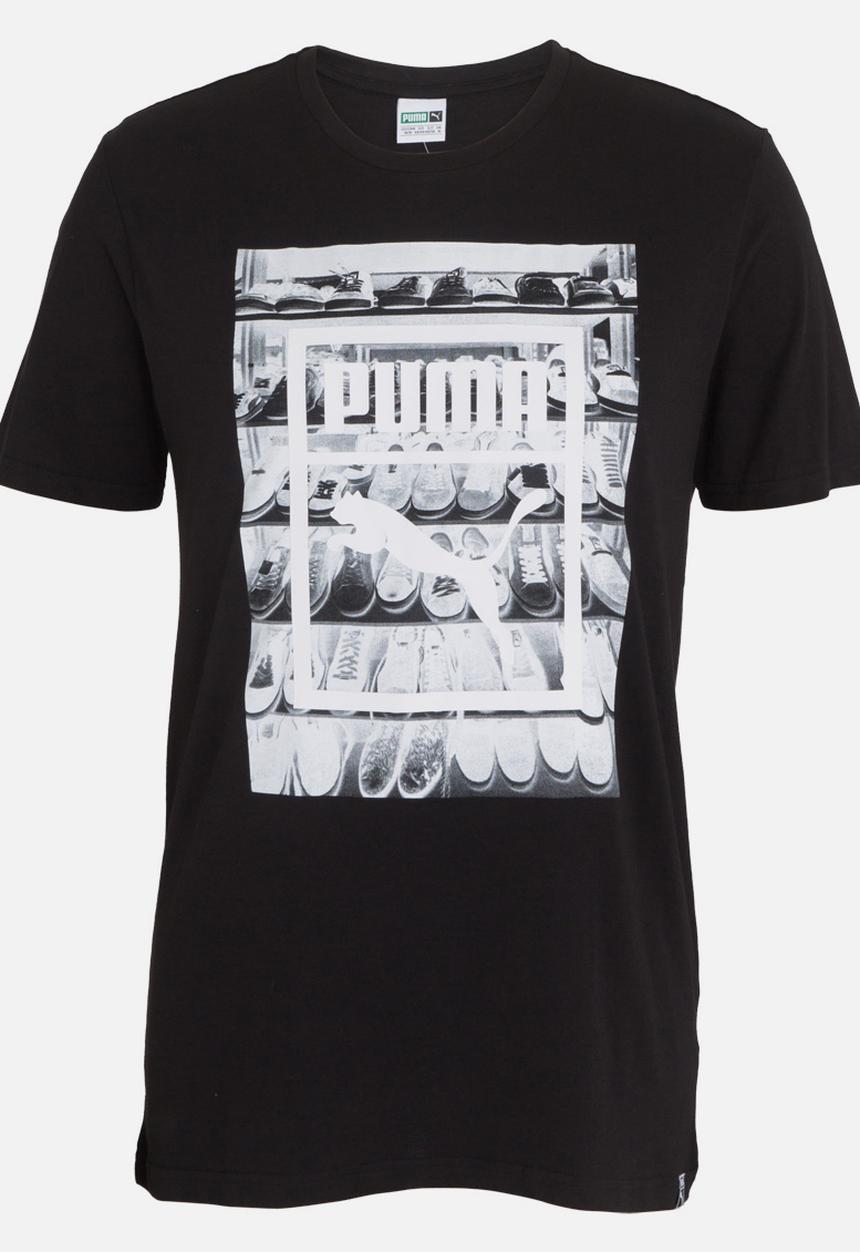 PUMA - Photoprint Shoes Tee Black