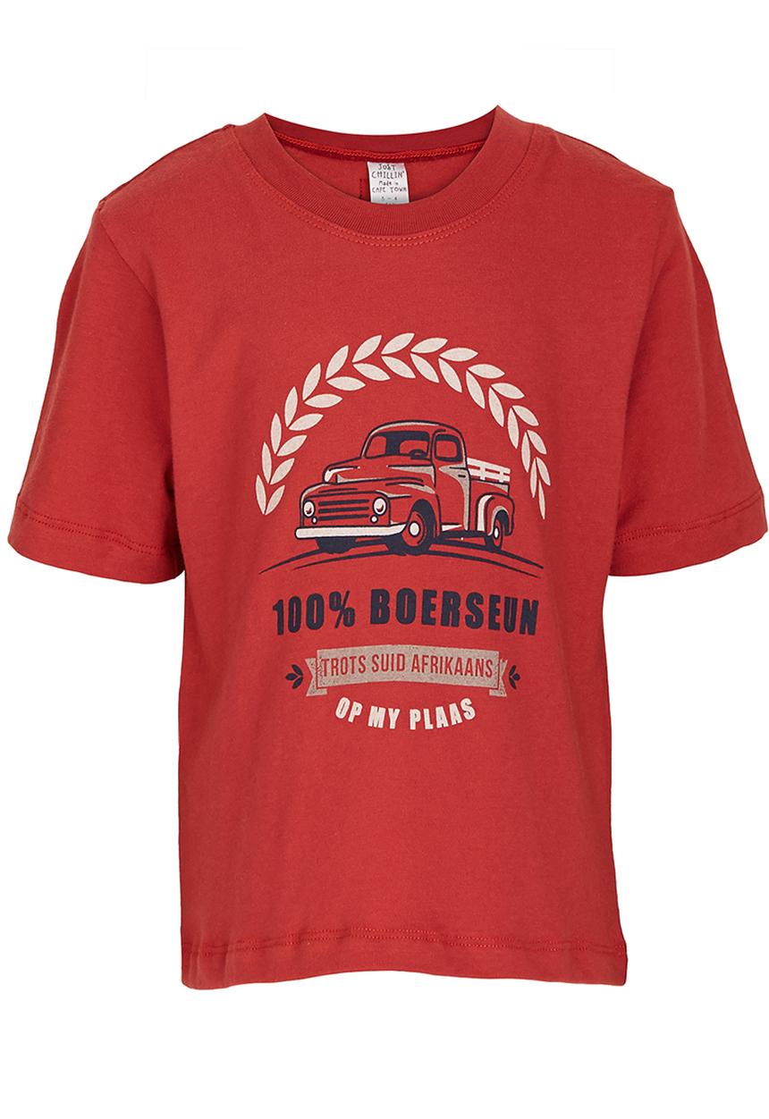 Just chillin - Boerseun Tee Red