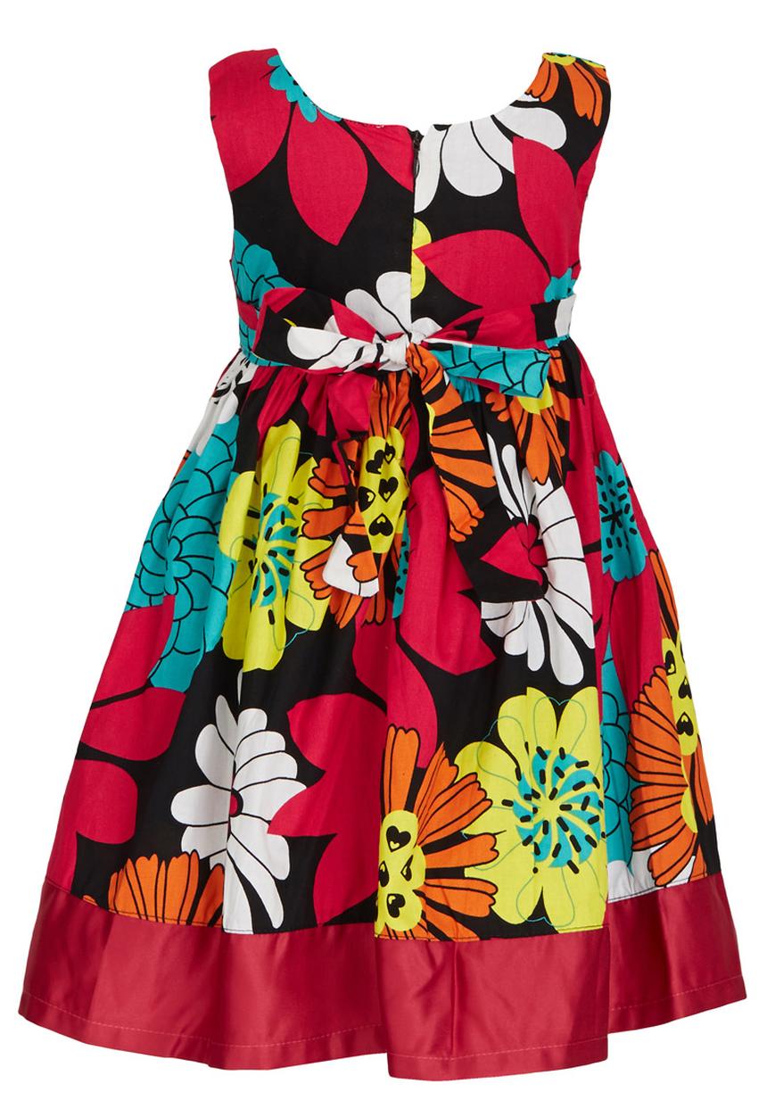 Pop Candy - Printed Summer Dress Multi-colour