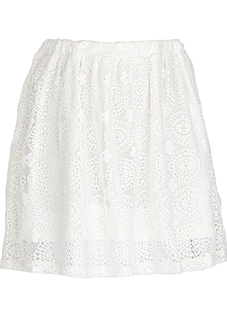 Rebel Republic - Anglaise Skirt White