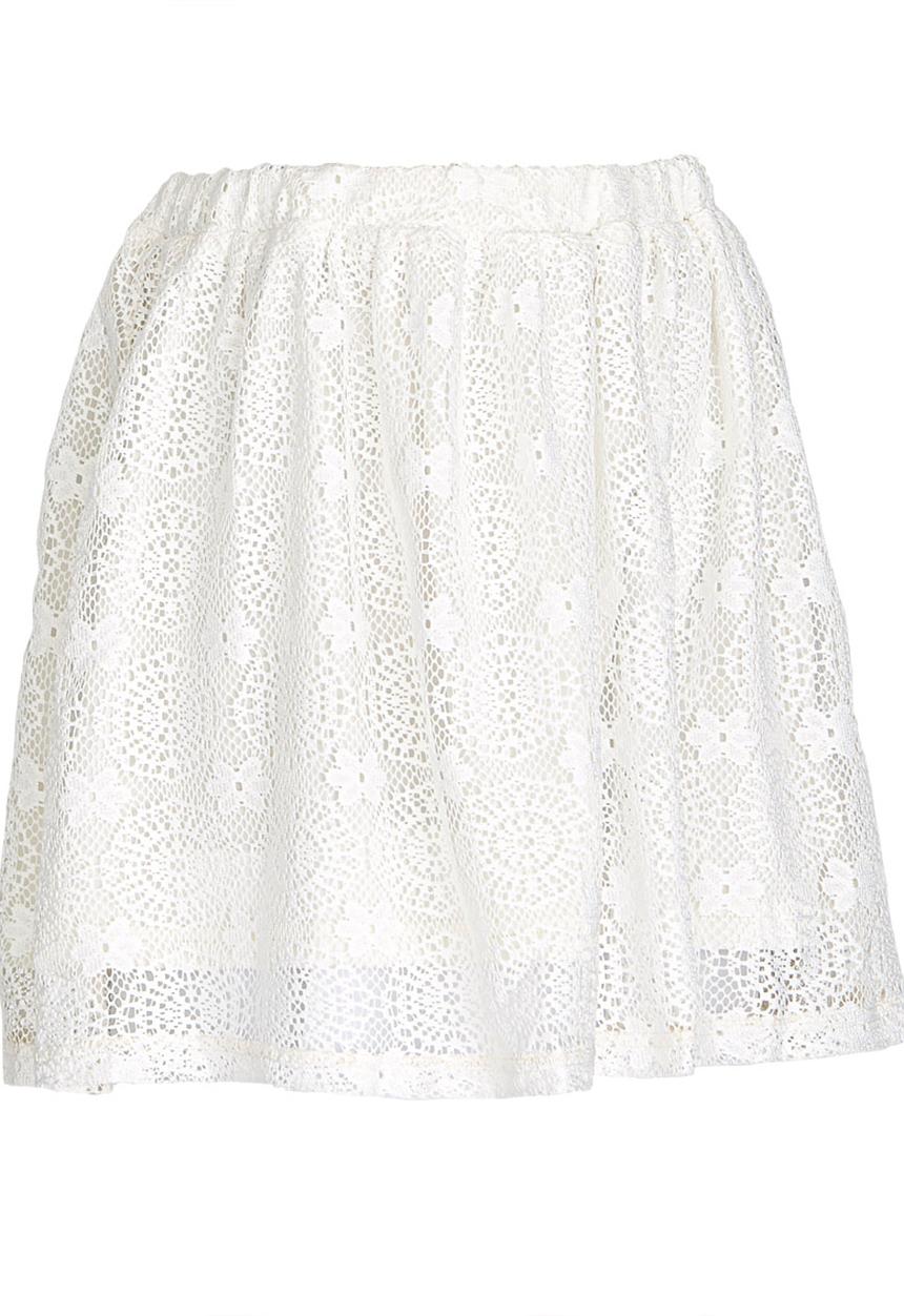 Rebel Republic - Anglaise Skirt White