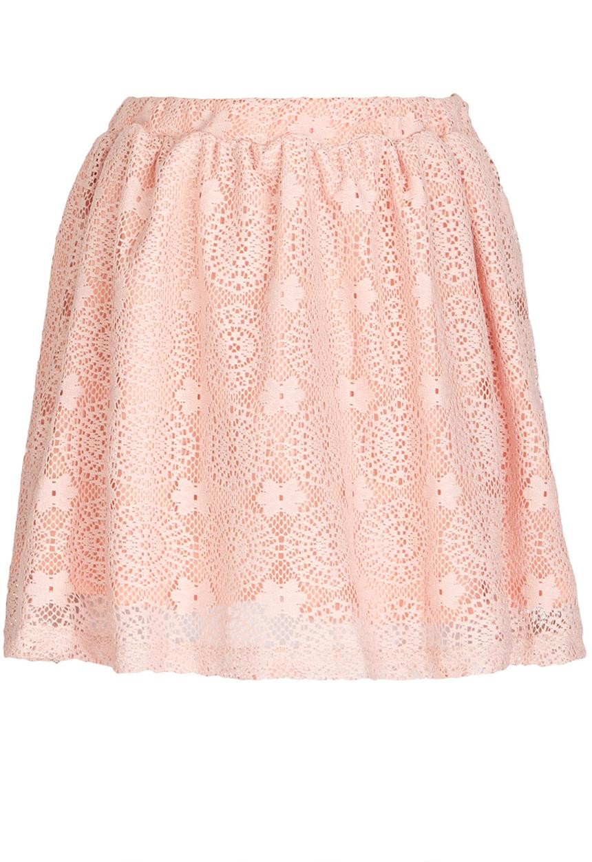 Rebel Republic - Anglaise Skirt Mid Pink