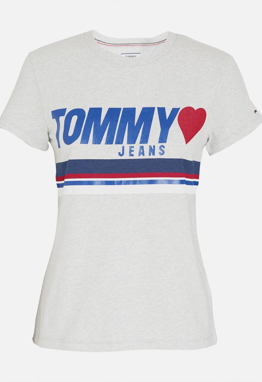 Tommy Hilfiger - Foil Logo Tee Grey
