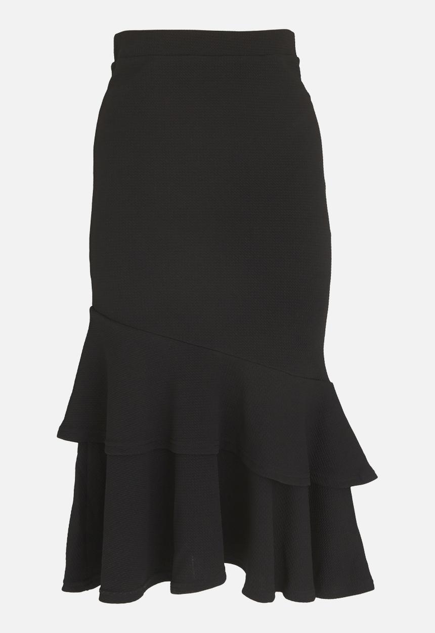 edit - Flamenco Ruffle Skirt Black