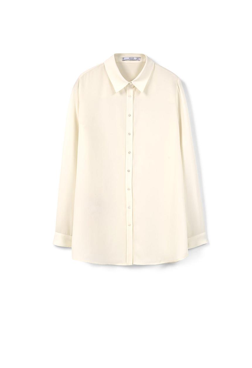 MANGO - Flowy shirt Off White