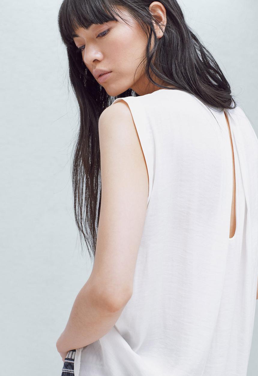 MANGO - Blouse White