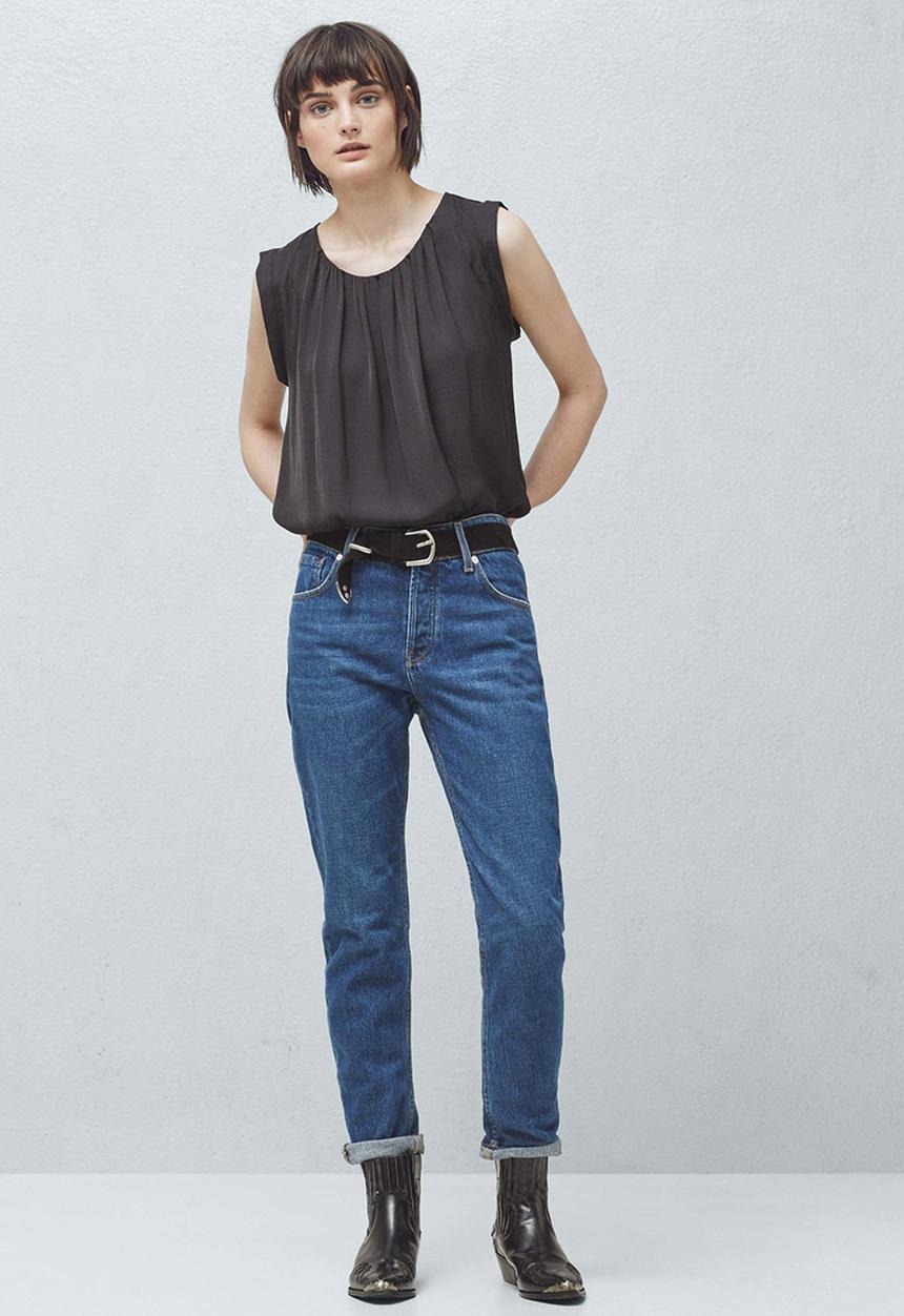 MANGO - Blouse Black
