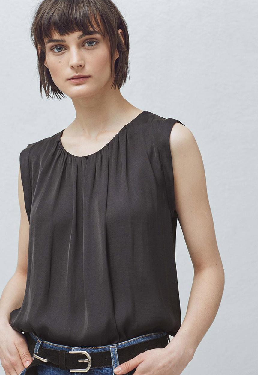 MANGO - Blouse Black