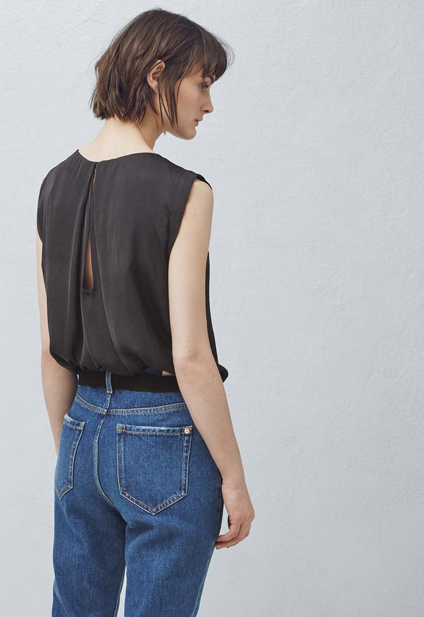 MANGO - Blouse Black