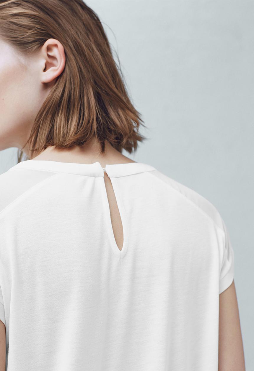 MANGO - Decorative Trim Top White