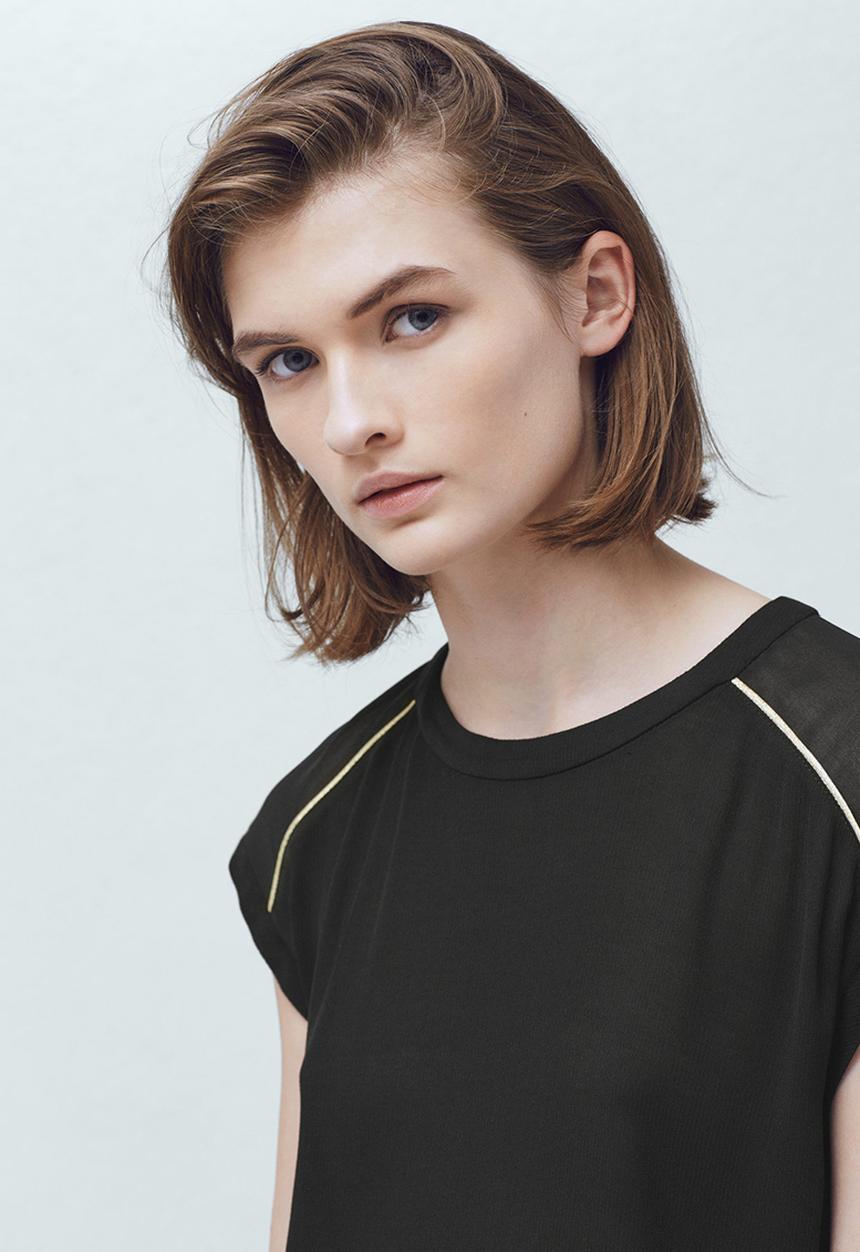 MANGO - Decorative Trim Top Black