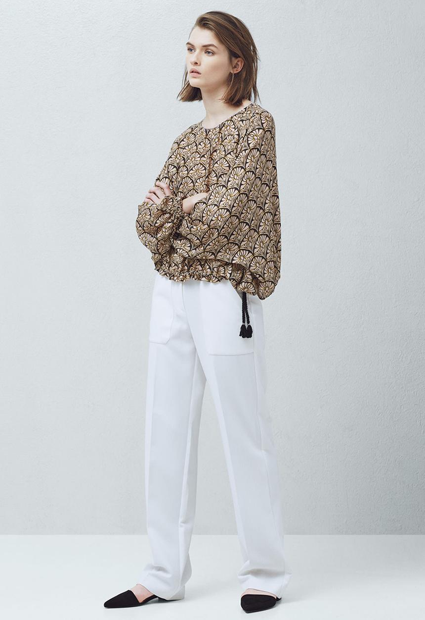 MANGO - Printed Blouse Multi-colour