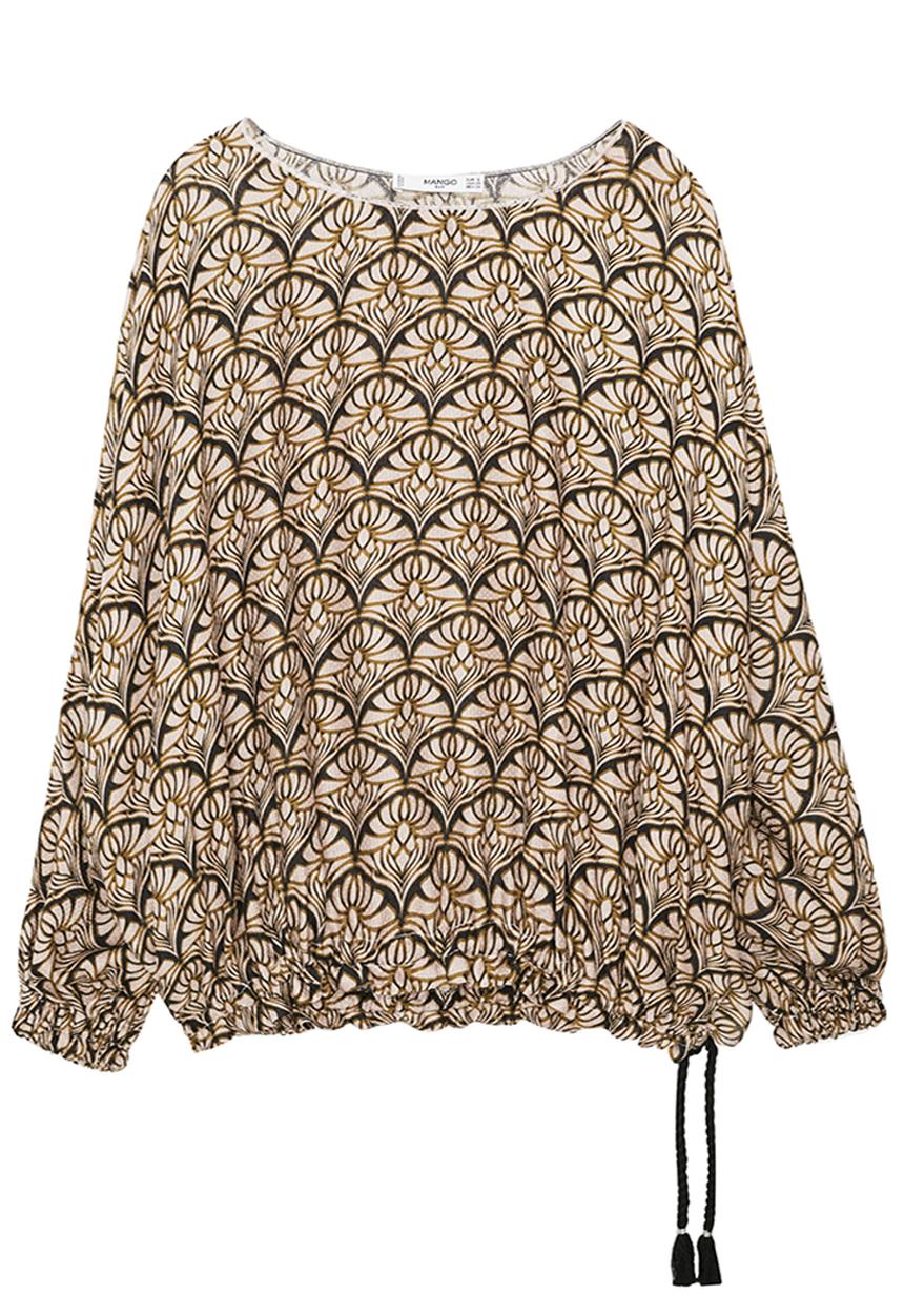 MANGO - Printed Blouse Multi-colour