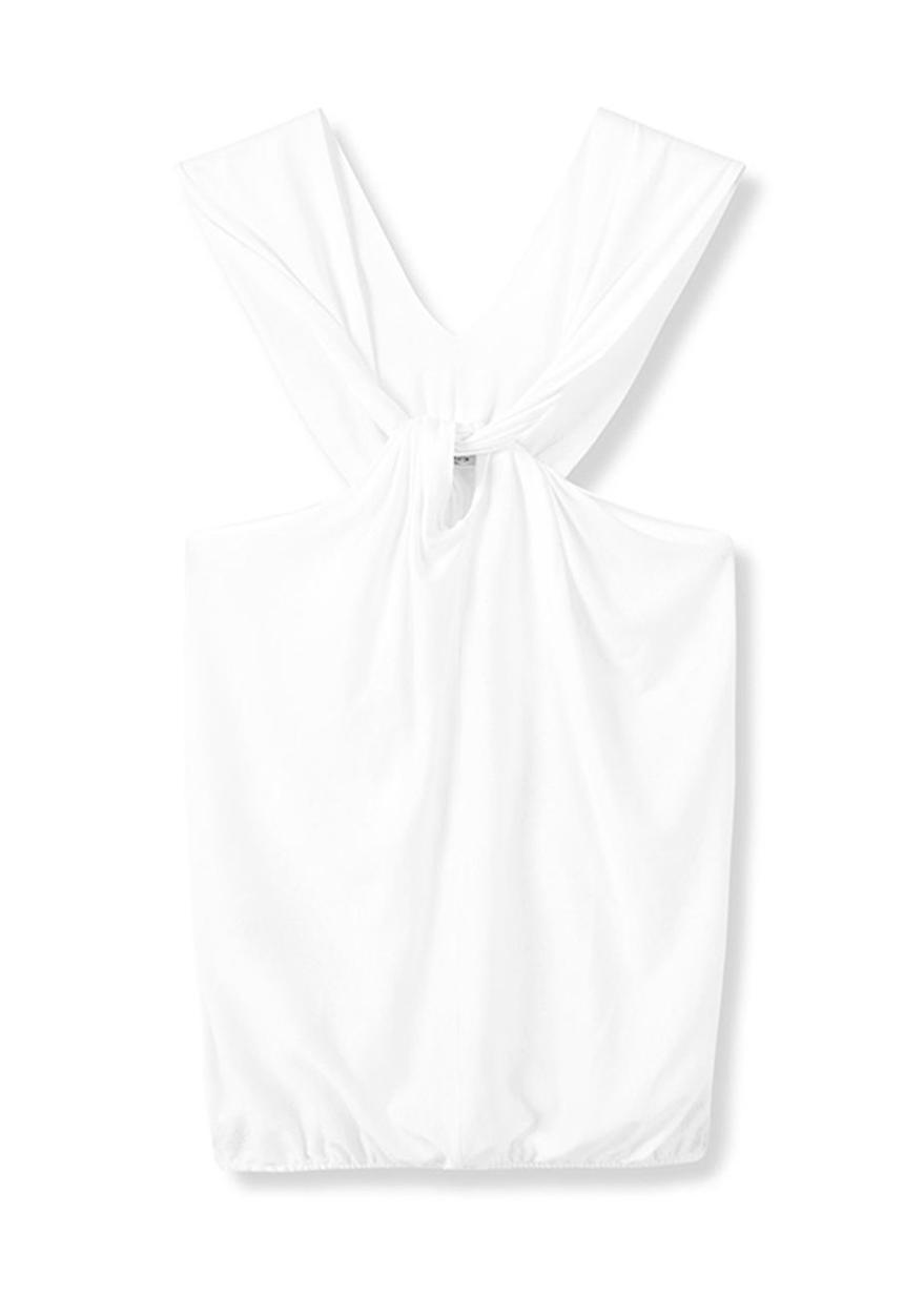MANGO - Halter Neck Top White