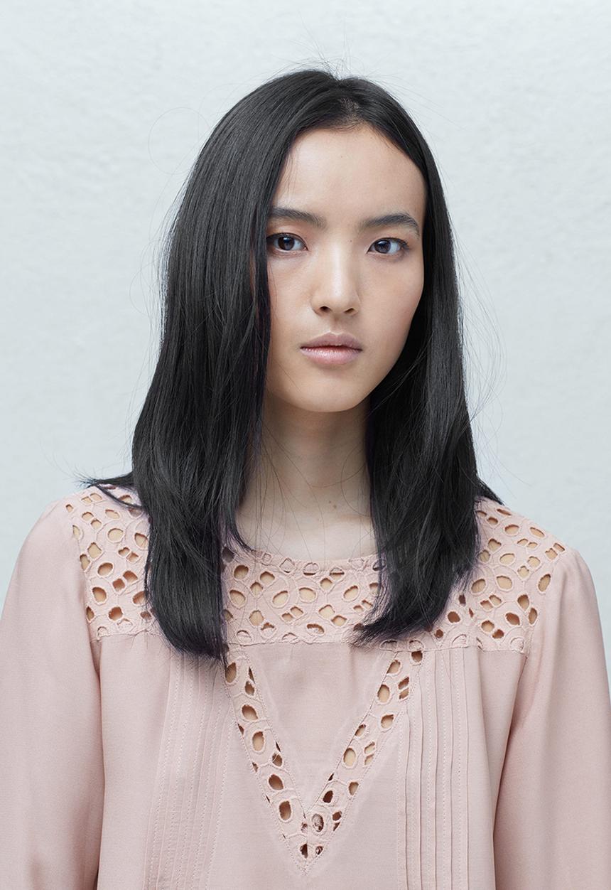 MANGO - Anglaise Detail Blouse Pale Pink