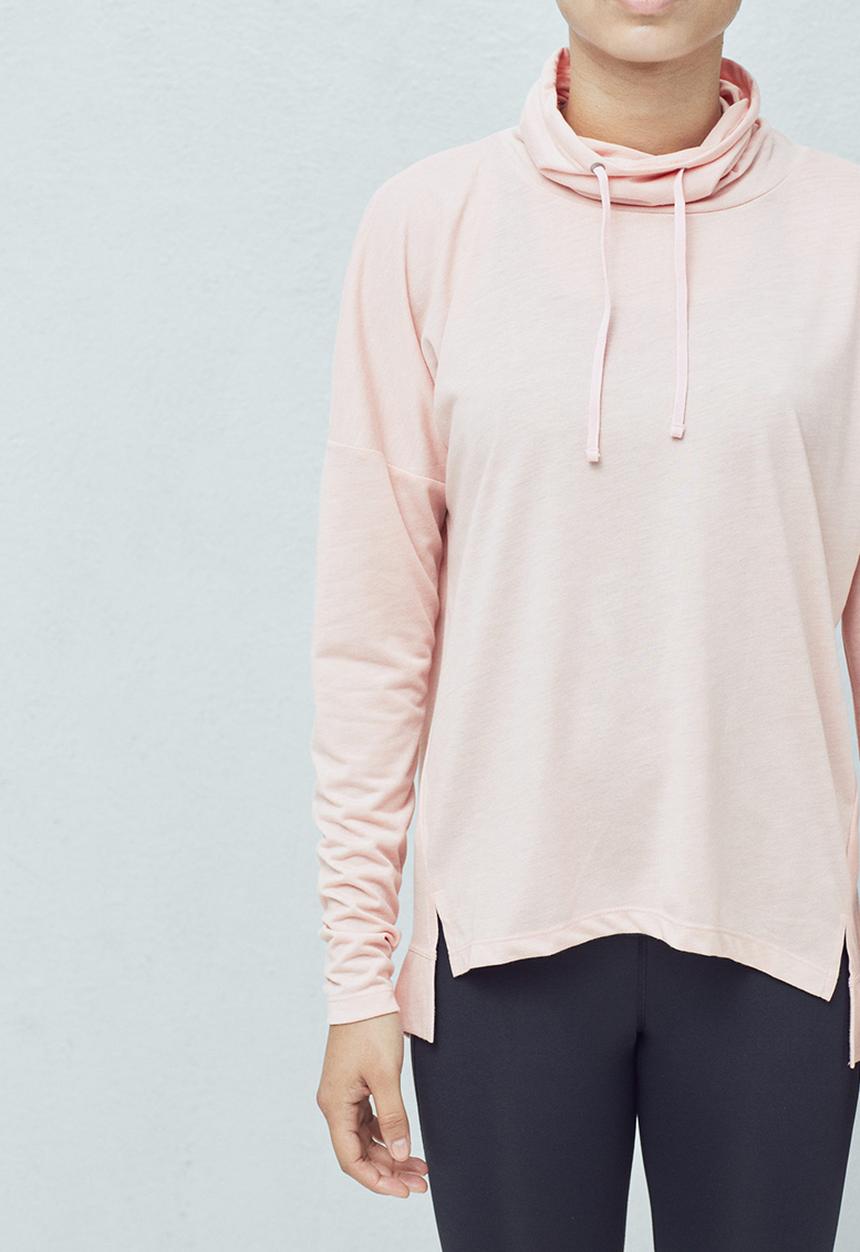 MANGO - Yoga Sweater Pale Pink