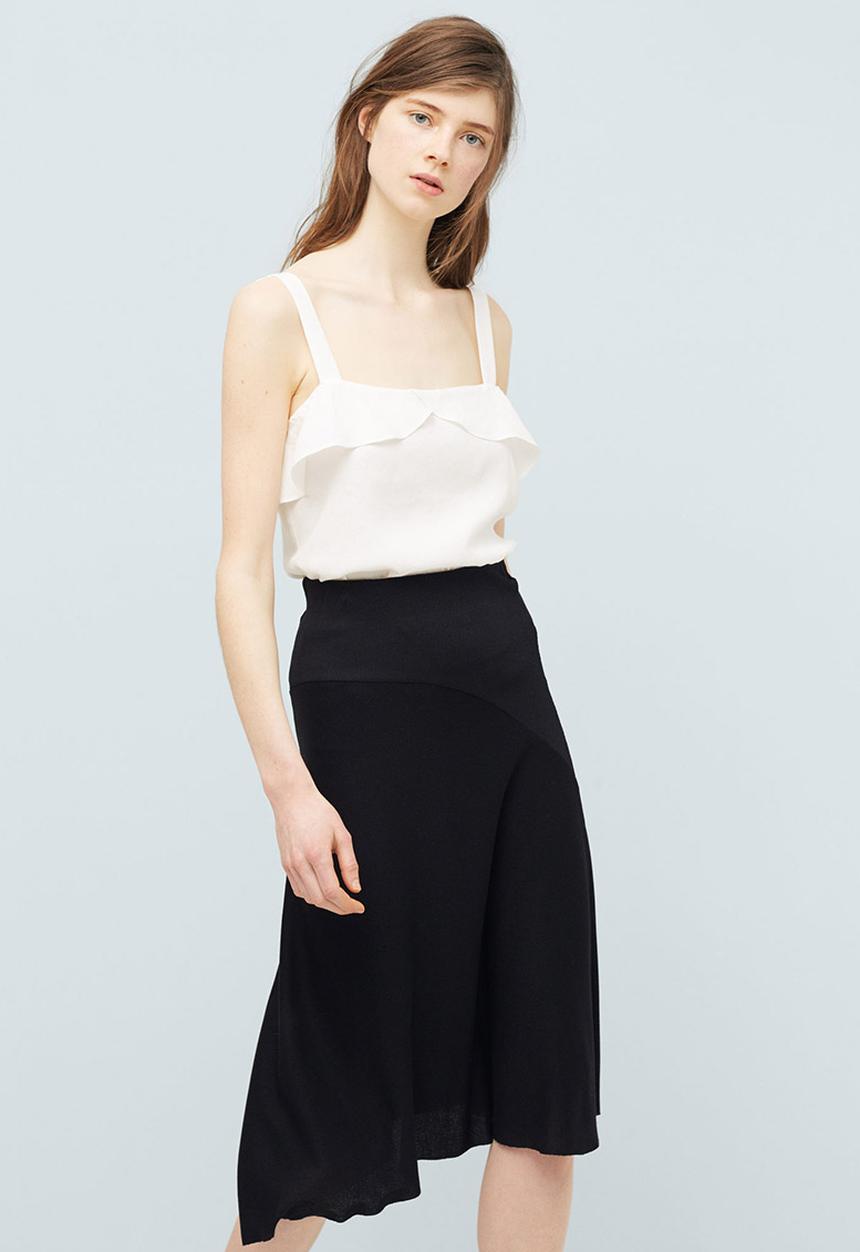 MANGO - Ruffled Camisole White